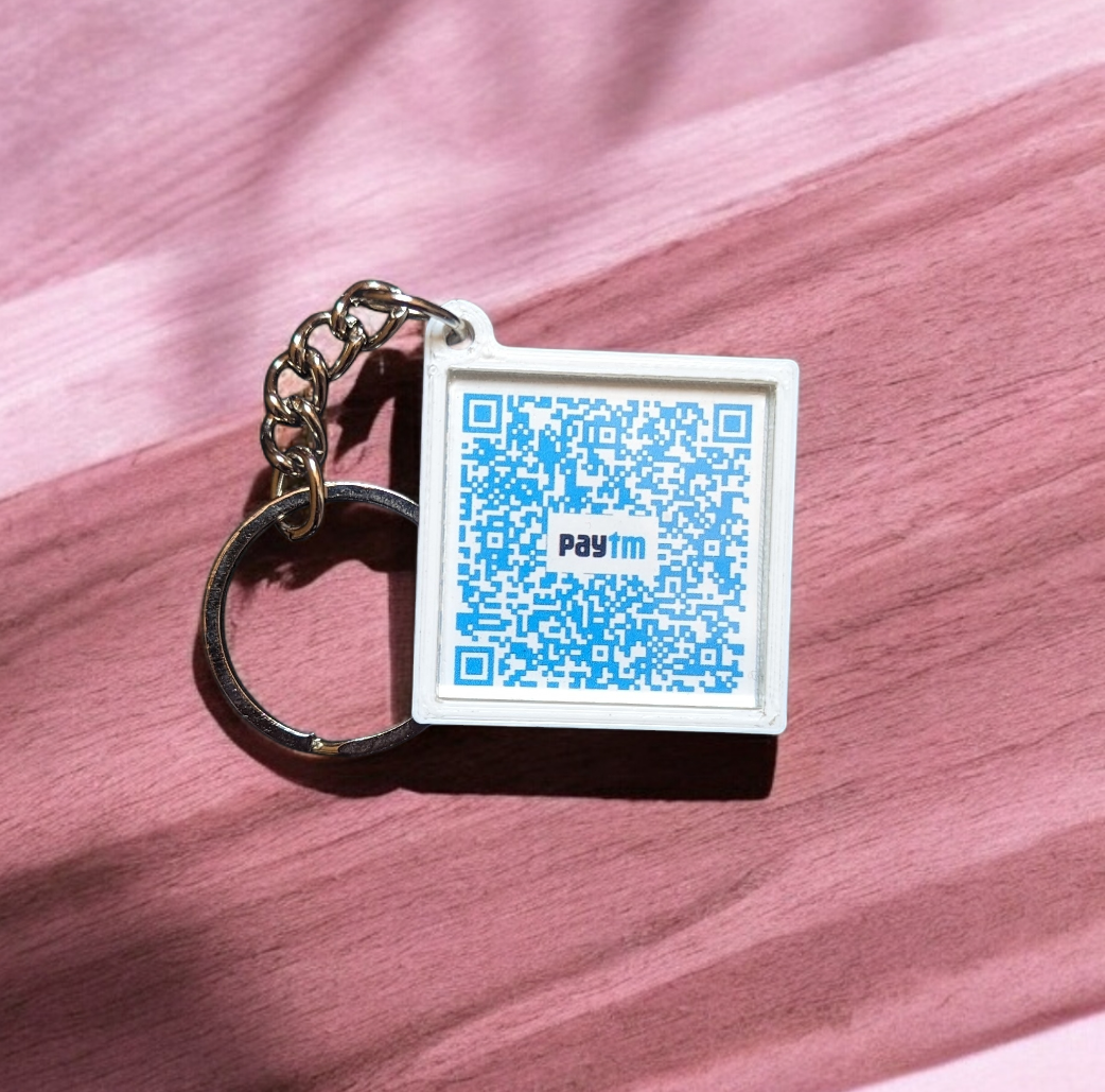 Payment QR Scanner Keychain