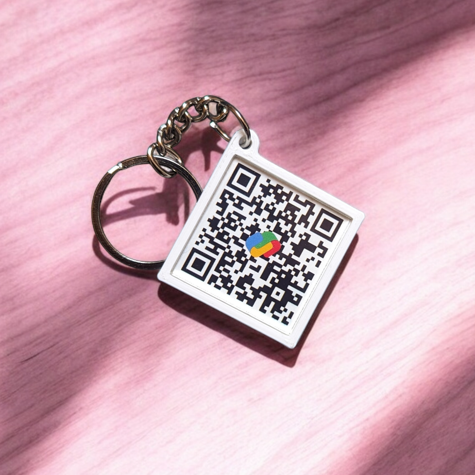 Payment QR Scanner Keychain