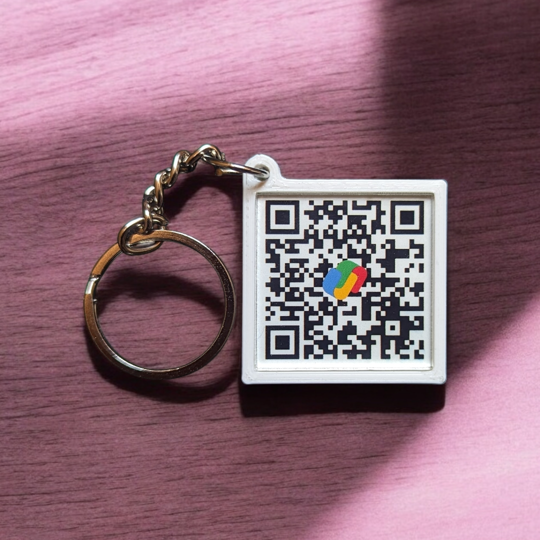 Payment QR Scanner Keychain