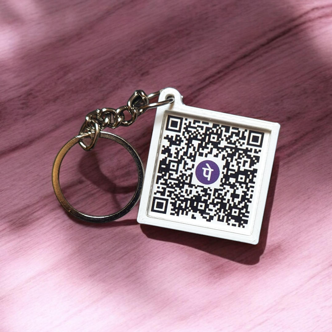 Payment QR Scanner Keychain