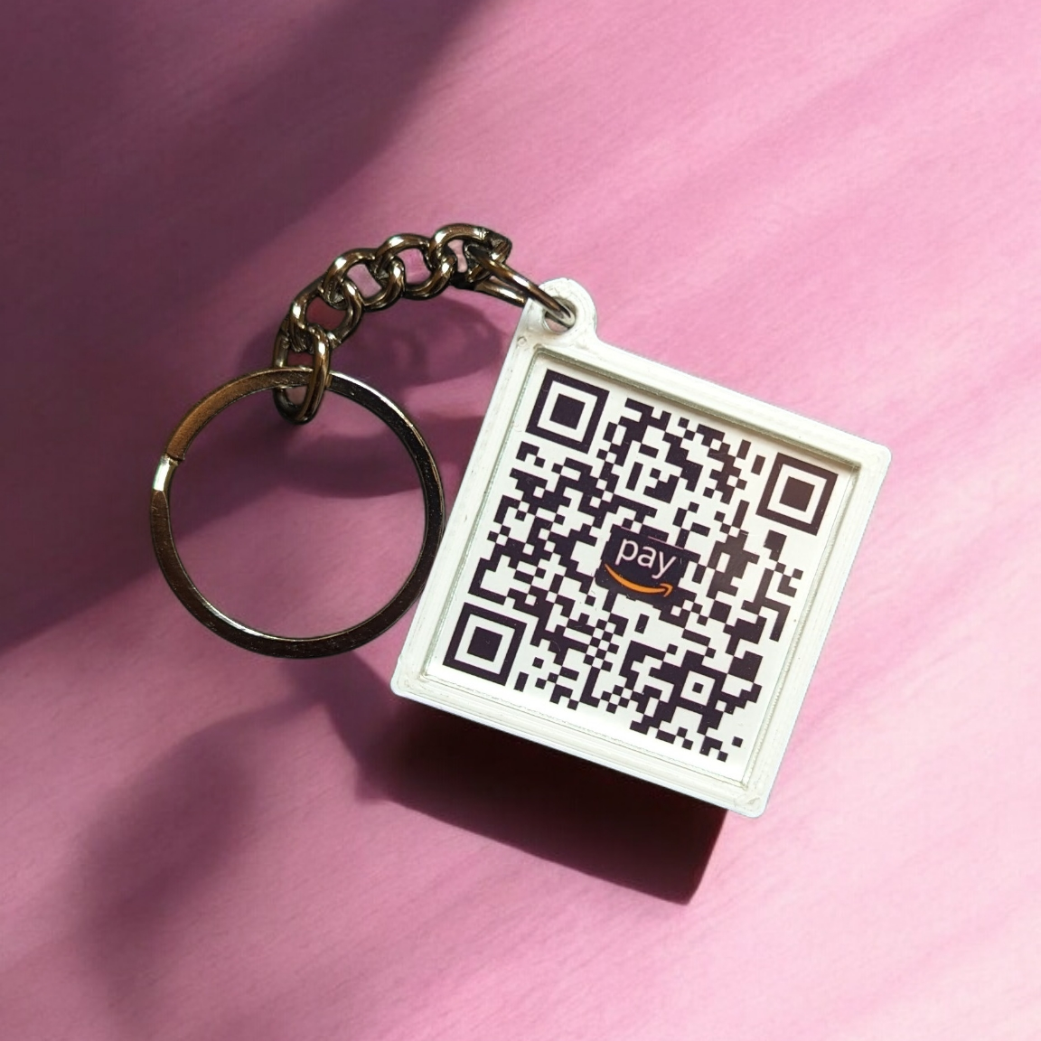 Payment QR Scanner Keychain