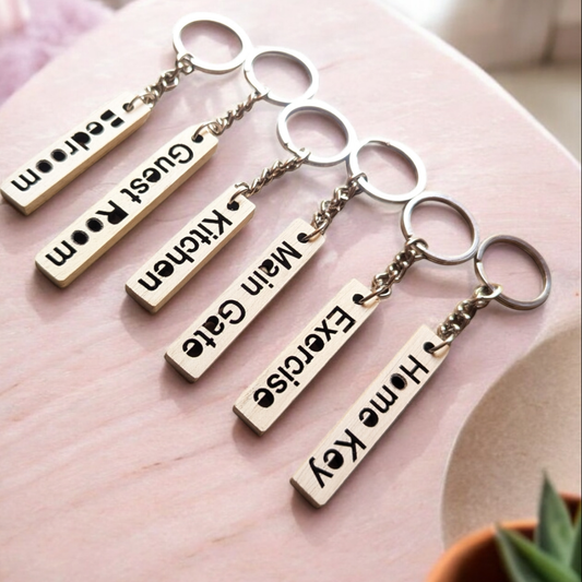 Home Keychain Set (set of 6 keychains)